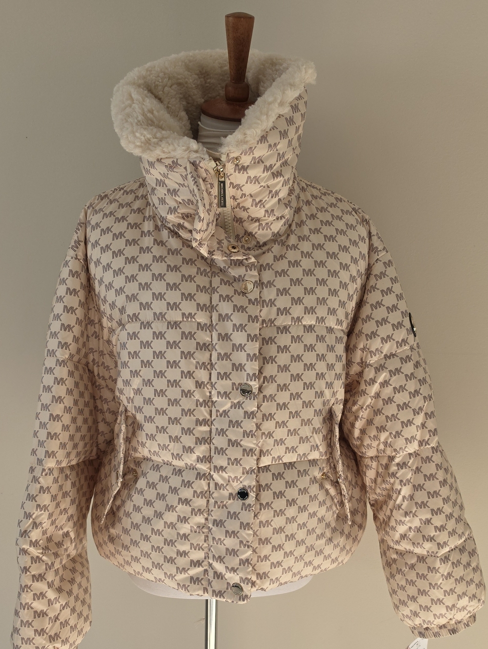 Michael Michael Kors Brand New Winter Jacket  Bone Logo